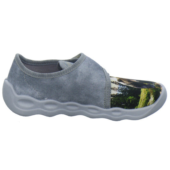 Superfit Bubble Hausschuhe Kinder Grau-kombi - 360° Ansicht