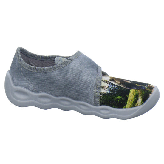 Superfit Bubble Hausschuhe Kinder Grau-kombi - 360° Ansicht