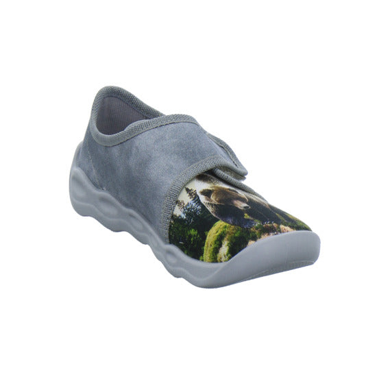 Superfit Bubble Hausschuhe Kinder Grau-kombi - 360° Ansicht
