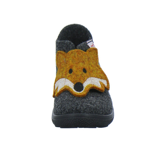 Superfit Hausschuhe Kinder Unisex - Kinder Happy Octi Grau-kombi