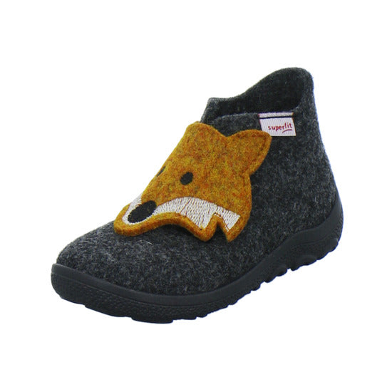 Superfit Hausschuhe Kinder Unisex - Kinder Happy Octi Grau-kombi