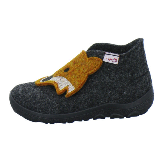 Superfit Hausschuhe Kinder Unisex - Kinder Happy Octi Grau-kombi