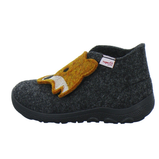 Superfit Hausschuhe Kinder Unisex - Kinder Happy Octi Grau-kombi