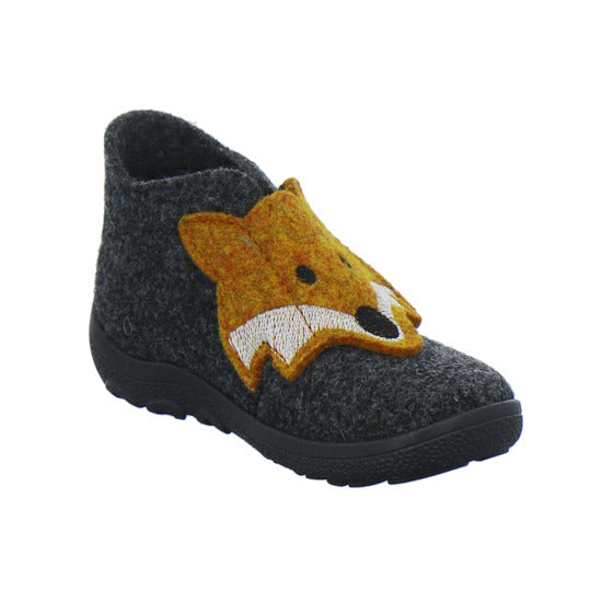 Superfit Hausschuhe Kinder Unisex - Kinder Happy Octi Grau-kombi