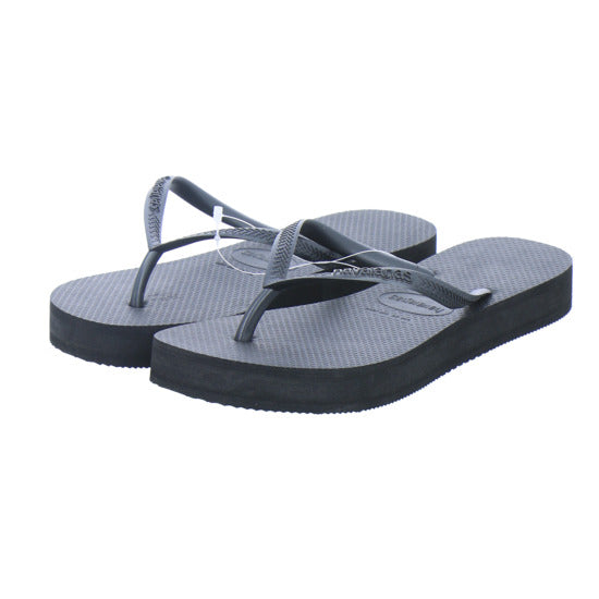 Havaianas Damen Damen Slim Flatform Schwarz