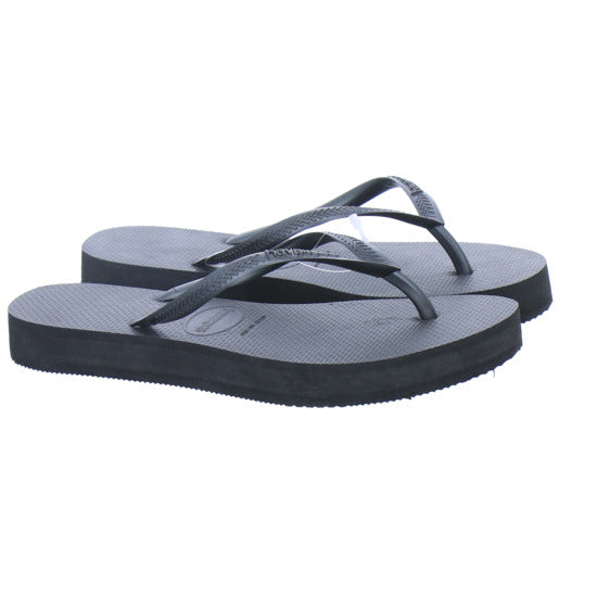 Havaianas Damen Damen Slim Flatform Schwarz