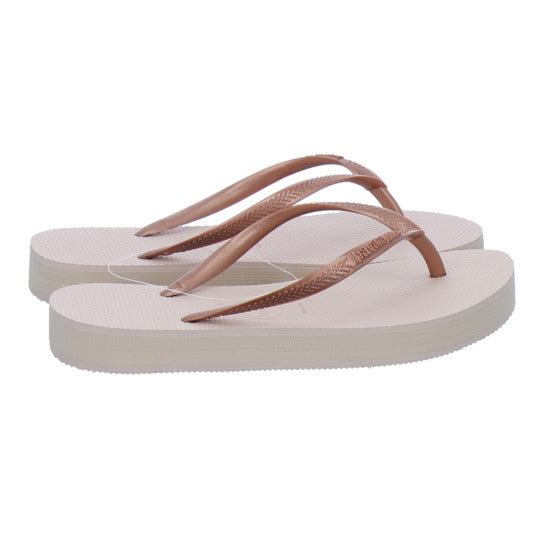 Havaianas Damen Damen Slim Flatform Rosa