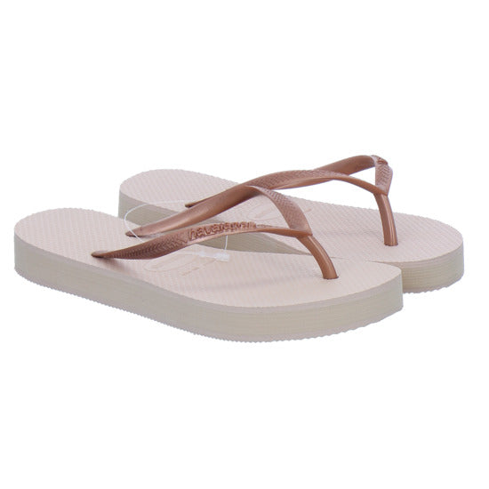 Havaianas Damen Damen Slim Flatform Rosa