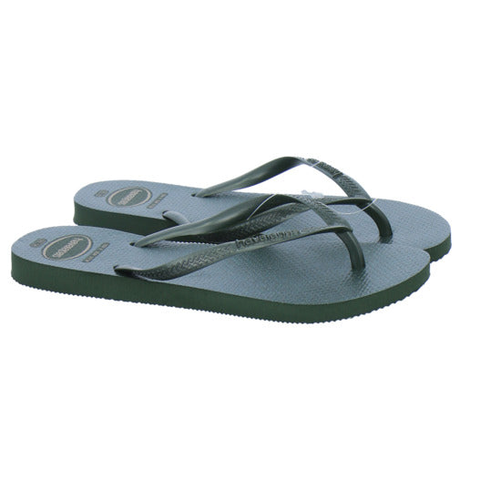 Havaianas Damen Damen Slim Gloss oliv