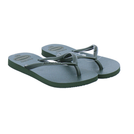 Havaianas Damen Damen Slim Gloss oliv