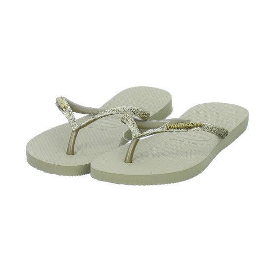 Havaianas Damen Damen Slim Glitter Gold