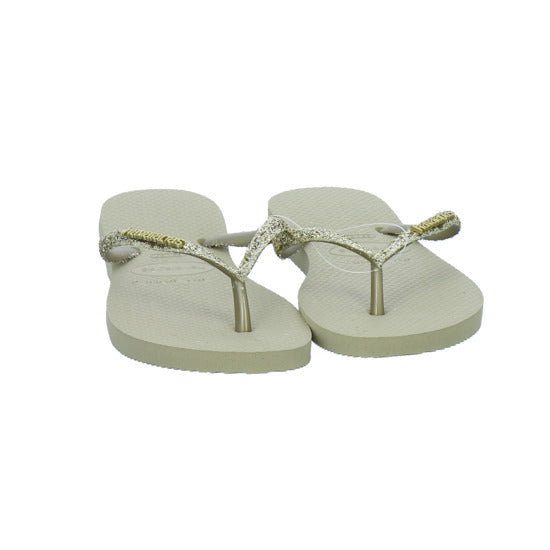 Havaianas Damen Damen Slim Glitter Gold