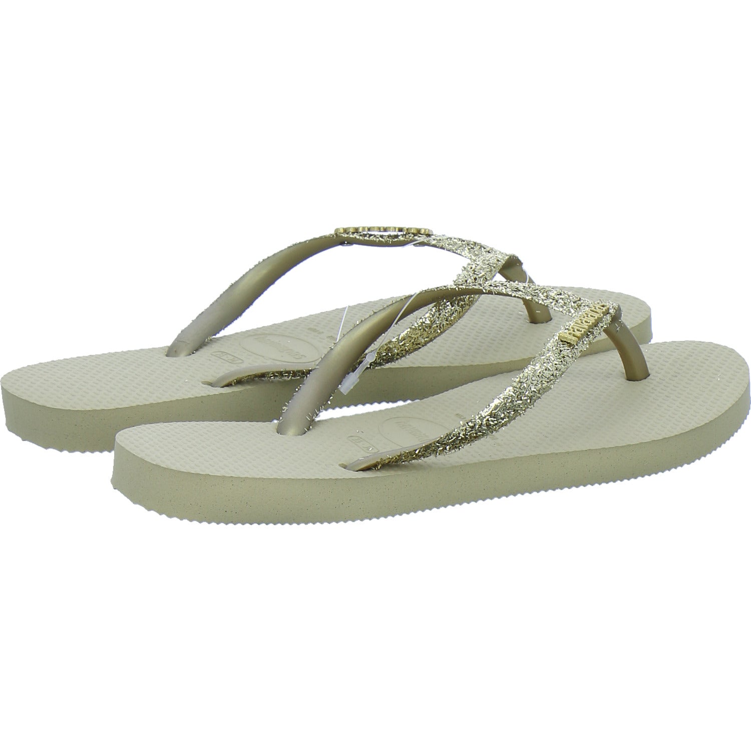 Havaianas Damen Damen Slim Glitter Gold