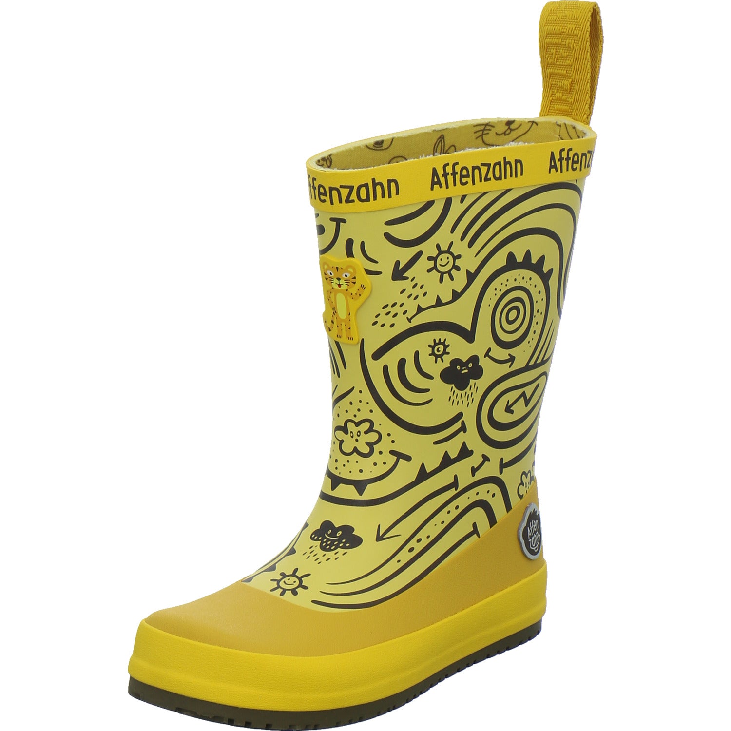 Affenzahn Damen Unisex - Kinder Vegan Plashy Gelb