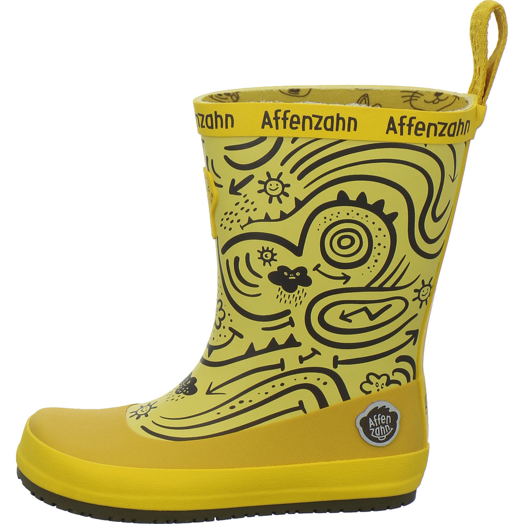 Affenzahn Damen Unisex - Kinder Vegan Plashy Gelb