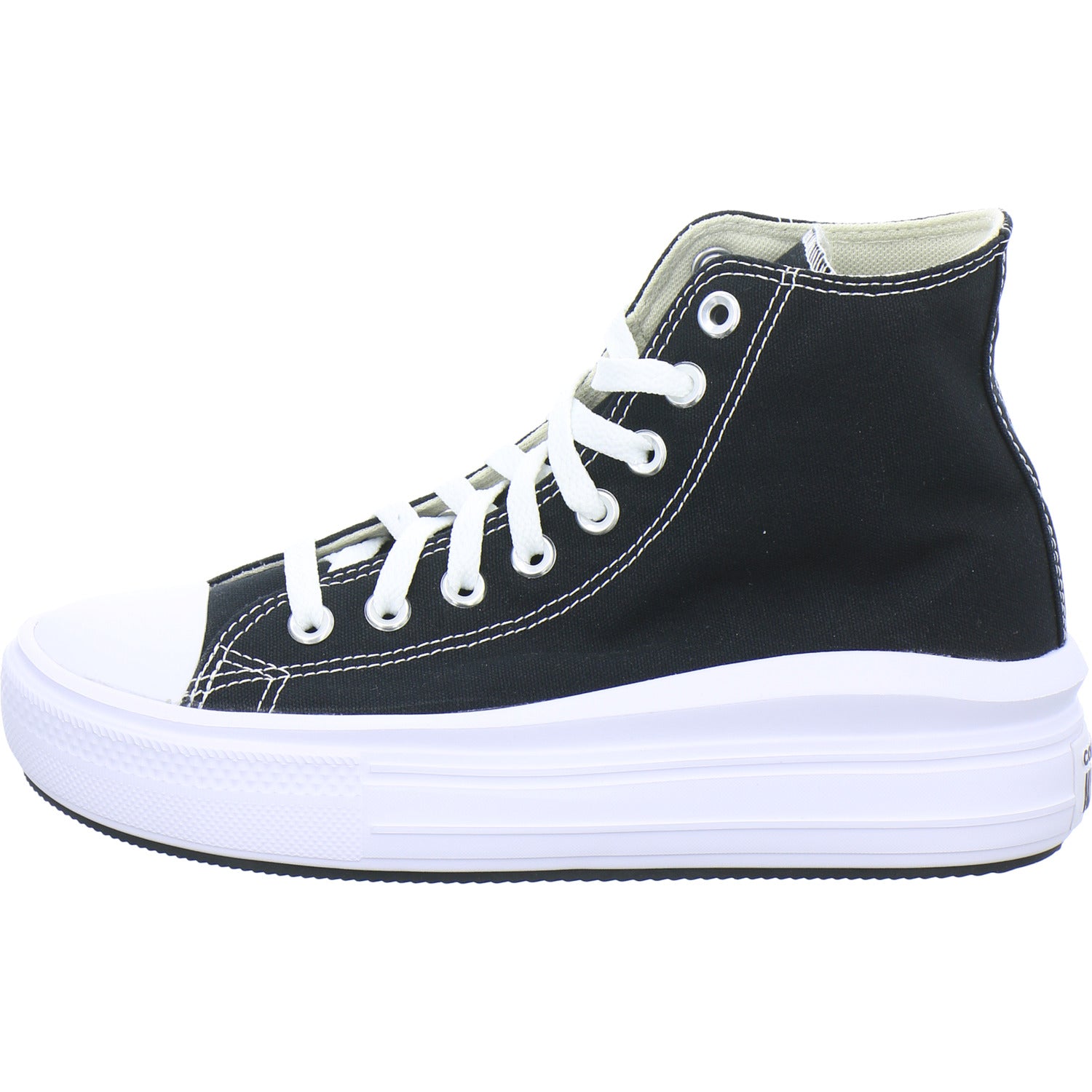 Converse Turnschuhe Damen All Star Move Platform Schwarz