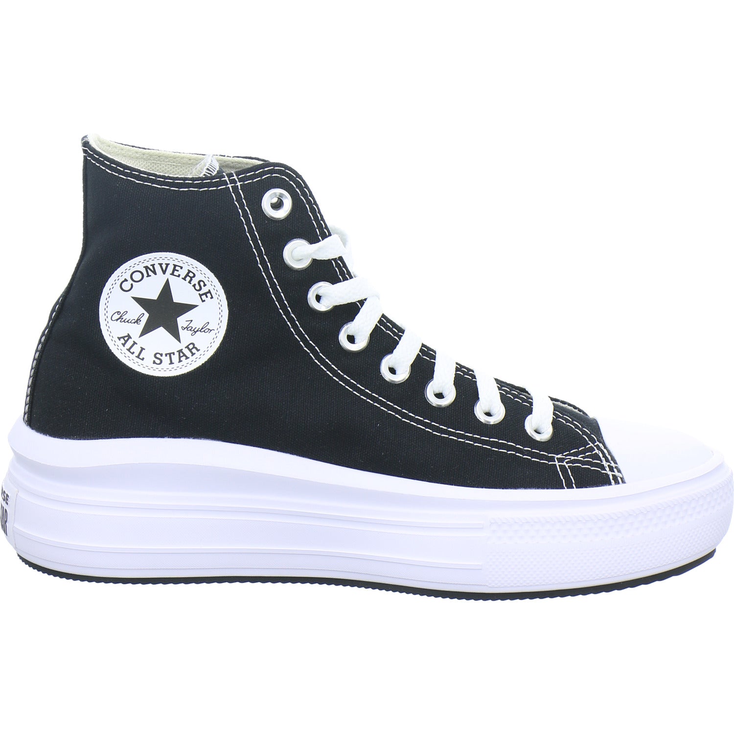 Converse Turnschuhe Damen All Star Move Platform Schwarz