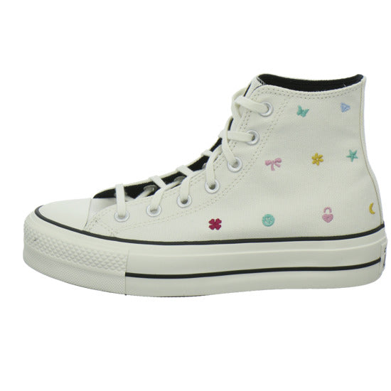 Converse CTAS LIFT HI VINTAGE WHITE/VIN Turnschuhe Weiß-kombi