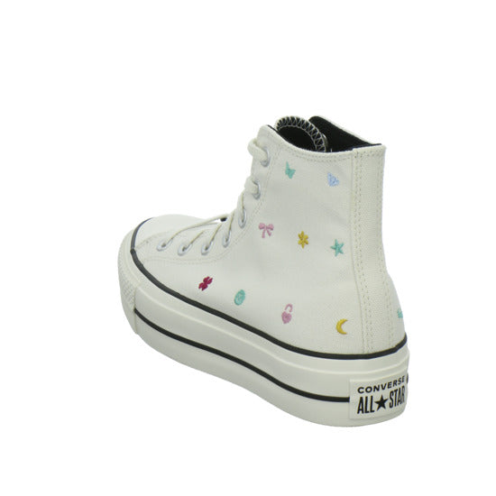 Converse CTAS LIFT HI VINTAGE WHITE/VIN Turnschuhe Weiß-kombi