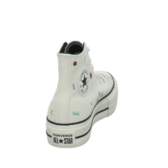 Converse CTAS LIFT HI VINTAGE WHITE/VIN Turnschuhe Weiß-kombi