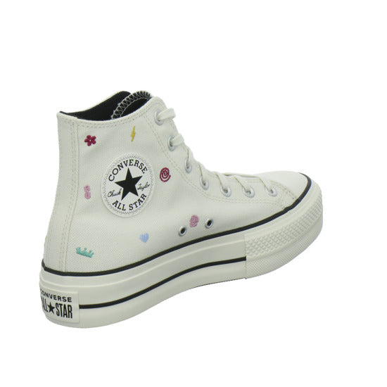 Converse CTAS LIFT HI VINTAGE WHITE/VIN Turnschuhe Weiß-kombi