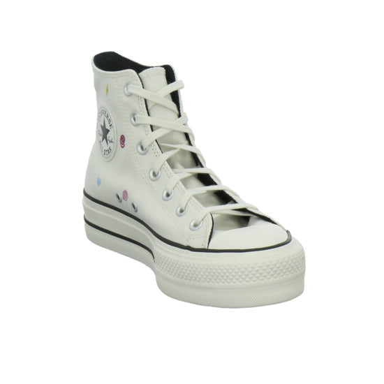 Converse CTAS LIFT HI VINTAGE WHITE/VIN Turnschuhe Weiß-kombi