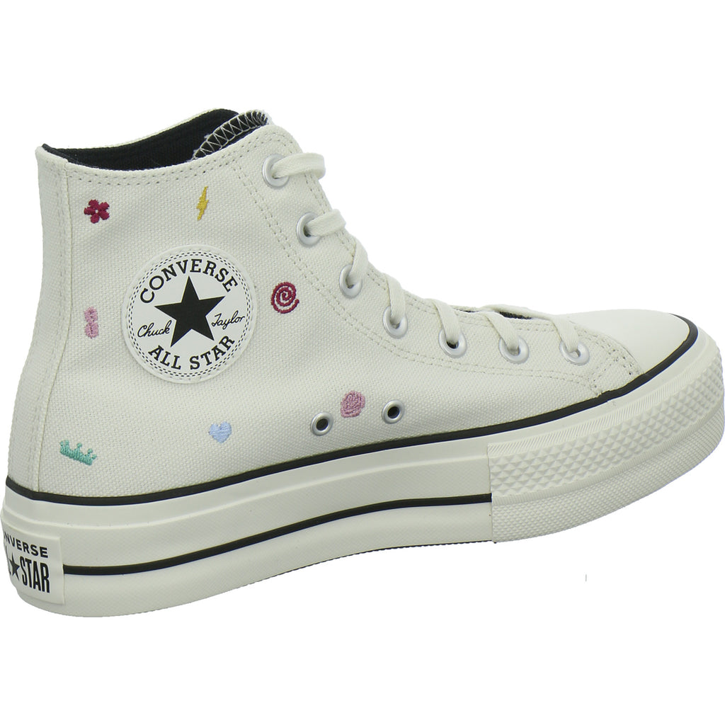 Converse CTAS LIFT HI VINTAGE WHITE/VIN Turnschuhe Weiß-kombi